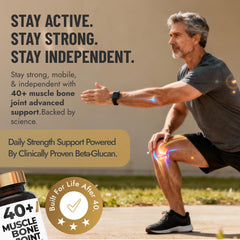Forty-plus Muscle Bone Joint Advanced Support athletic-use case scenario.