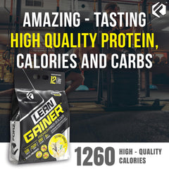 Forzagen Lean Gainer Premium label-back detailing nutrients and serving size