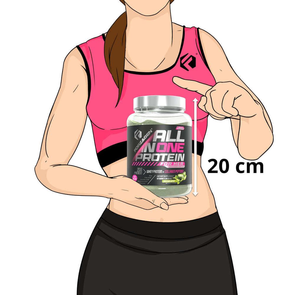 Forzagen vanilla or chocolate flavor shakes served with fruit and oats