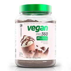 Forzagen Vegan Protein 360 bottle front label highlights plant-based protein for active days.