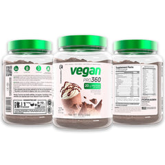 Forzagen Vegan Protein 360 front label shows dairy-free formula for clean eating.