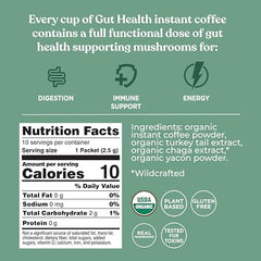 Four Sigmatic mushroom coffee pack with cordyceps and chaga supports energy and endurance.