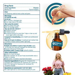 Daily self-care routine with Frankincense & Myrrh rubbing oil.
