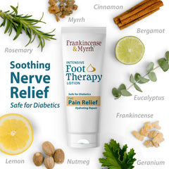 Frankincense & Myrrh hydrating formula with lanolin and shea butter for dry skin