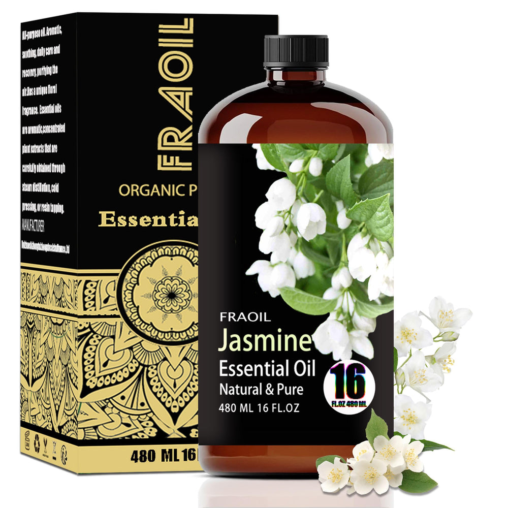FRAOIL Jasmine oil in amber bottle preserves freshness for diffusion