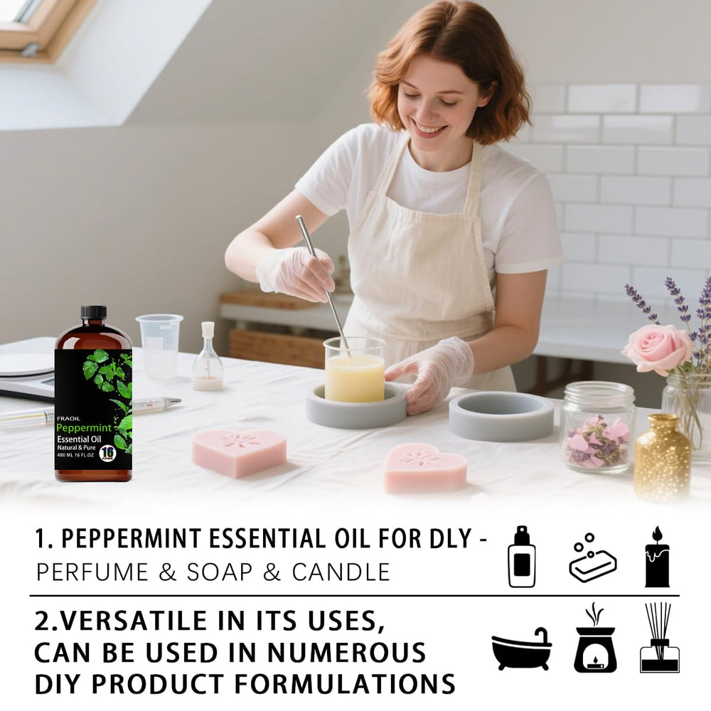 Elegant FRAOIL Peppermint Oil gift packaging idea