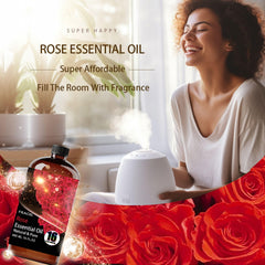 FRAOIL Rose Essential Oil dropper enables precise dosing for crafts