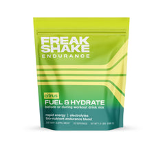 Freak Shake Fuel & Hydrate endurance setup for long workouts.