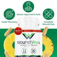 Free Life Labs WoundWorx probiotics focus on gut-supporting wellness.