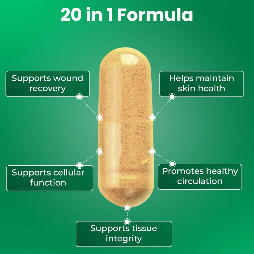 Free Life Labs WoundWorx Vitamin C emphasis for tissue support.