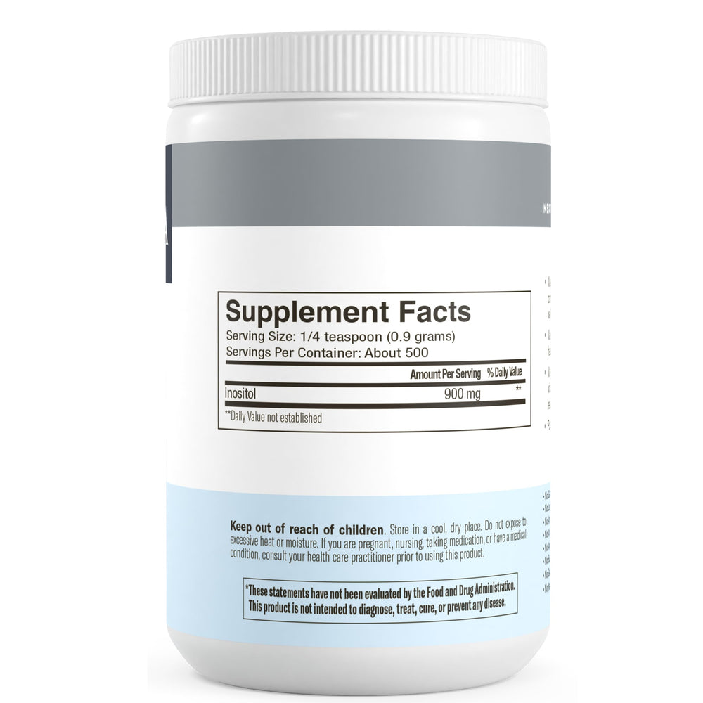 Freeda Pure Myo-Inositol packaging front shows 16 oz size.