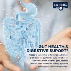 Vegan and kosher certified FREEDA bottle signals a clean formula