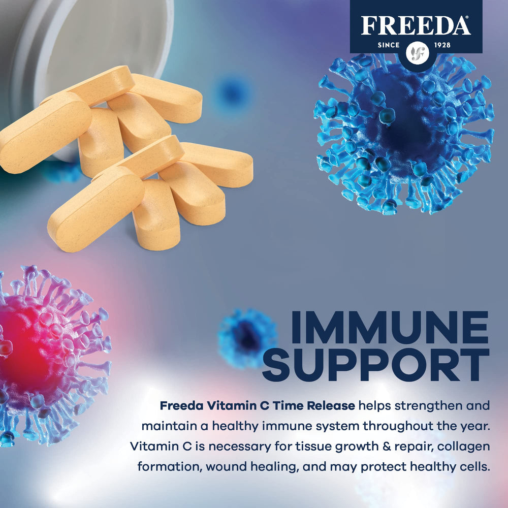 Freeda Vitamin C kosher certification visible on packaging supports dietary needs