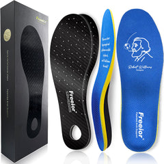 Freeior carbon fiber insole with arch support for explosive moves.