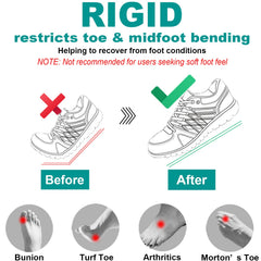 Freeior carbon fiber insole side profile emphasizes slim, protective rigidity