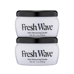 Fresh Wave Odor Eliminator Candle 7 oz two-pack for safer, natural odor relief.