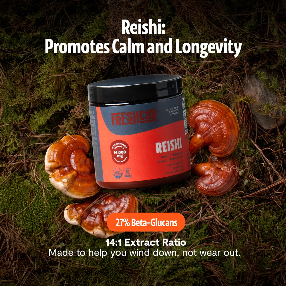 Scoop beside the jar demonstrates easy dosing for daily use and measuring 14,000mg per serving.