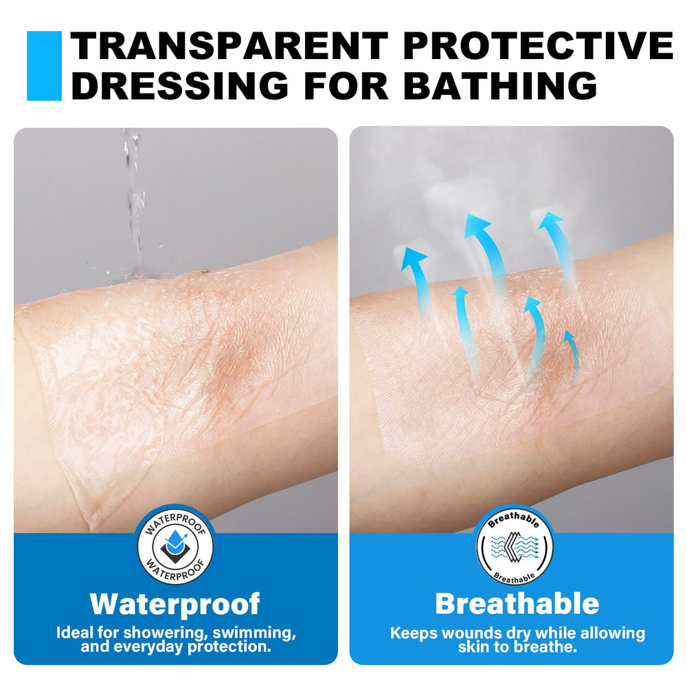FRESINIDER dressing removal showing smooth, painless take-off.