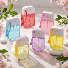 Detachable lanyard on Frienda sanitizer for on-the-go access