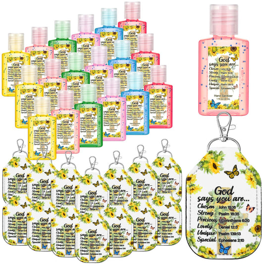 Frienda sunflower sanitizer bottle 1oz, ideal for on-the-go protection.