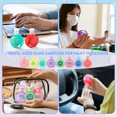 Frienda watermelon sanitizer close-up, vibrant scent for travel.