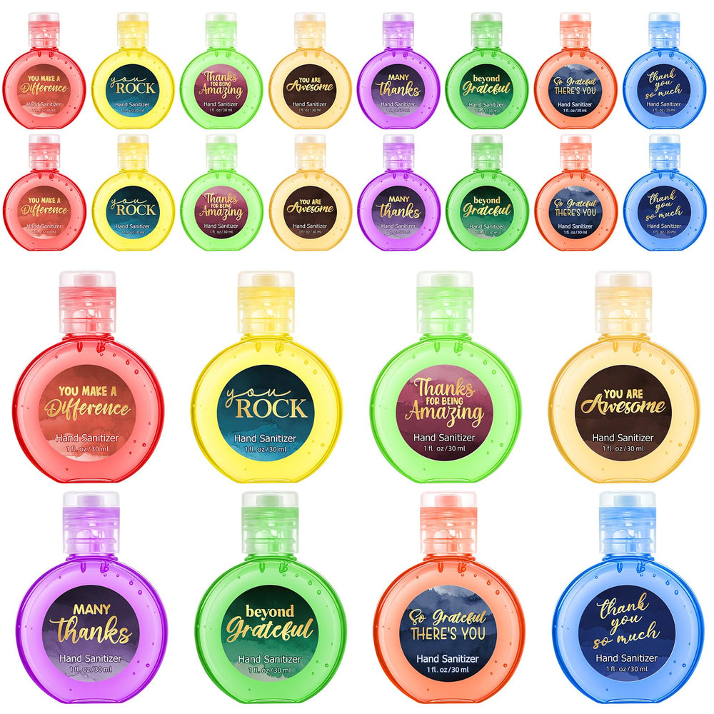 Frienda 24-pack hand sanitizer 1oz bottles for gift-ready hygiene on the go