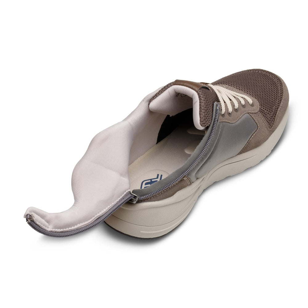 Friendly Shoes Excursion Woodshop rear ESA entry portal eases on/off.