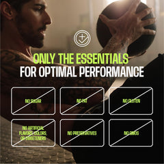 Front packaging of Frog Fuel Performance Greens highlighting zero sugar and clean ingredients.