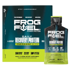 Frog Fuel Power Shot berry pour for on the go energy and protein support