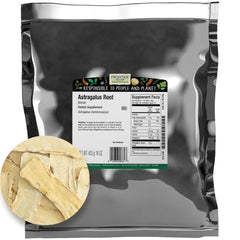 Frontier Co-op astragalus sliced bulk 16oz pack for herbal infusions.