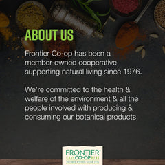 Frontier Co-op bulk packaging label emphasizing organic and kosher certifications