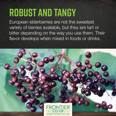 Frontier Co-op elderberries used for syrups and jams in the kitchen