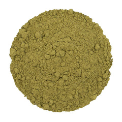 Frontier Co-op Senna leaf powder packaging highlights bulk eco-friendly setup for reduced waste.