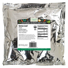 Frontier Senna powder spoonful facilitates convenient daily dosing.