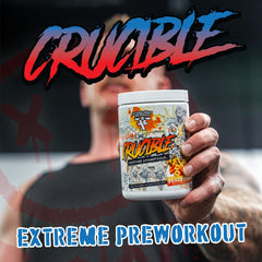 FRONTLINE FORMULATIONS Crucible blue cherry slushie color hints flavor and experience.