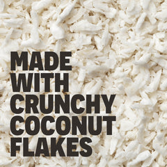 FRO PRO coconut bar close-up shows dense texture and bite.