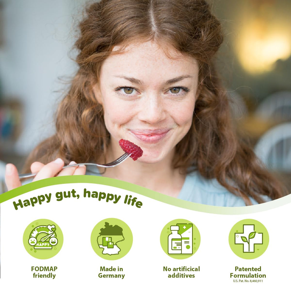 Fructaid digestive-support graphic suggests gentle enzyme assistance.