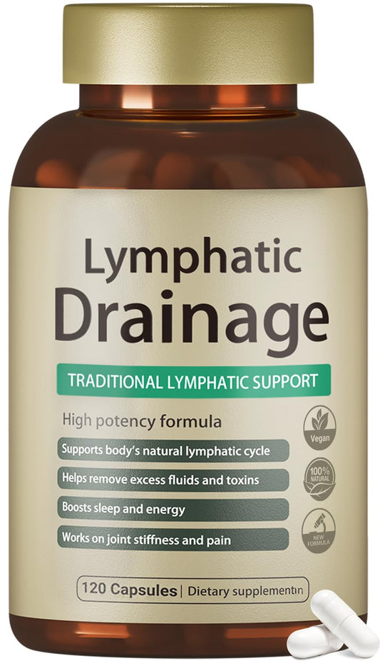 FRZVEO lymphatic drainage capsules bottle front for easy daily use
