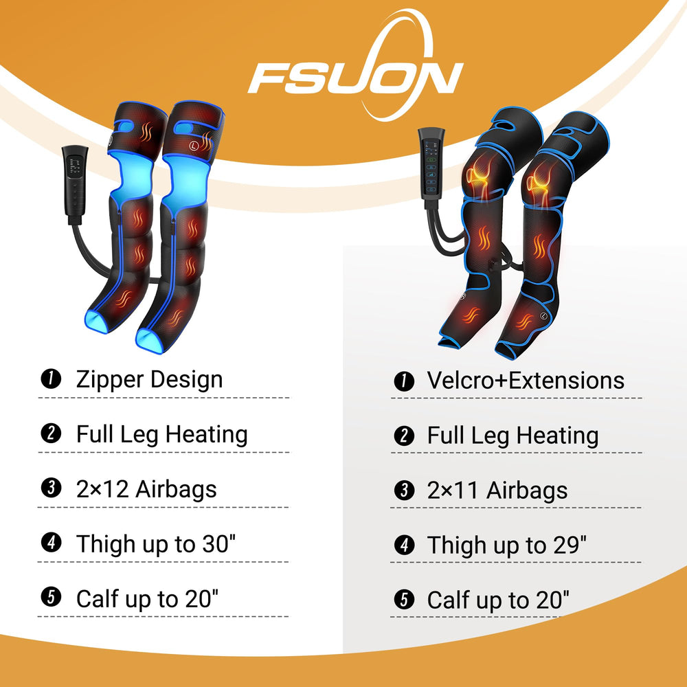 FSUON leg massager foot wrap to relax feet and reduce fatigue.