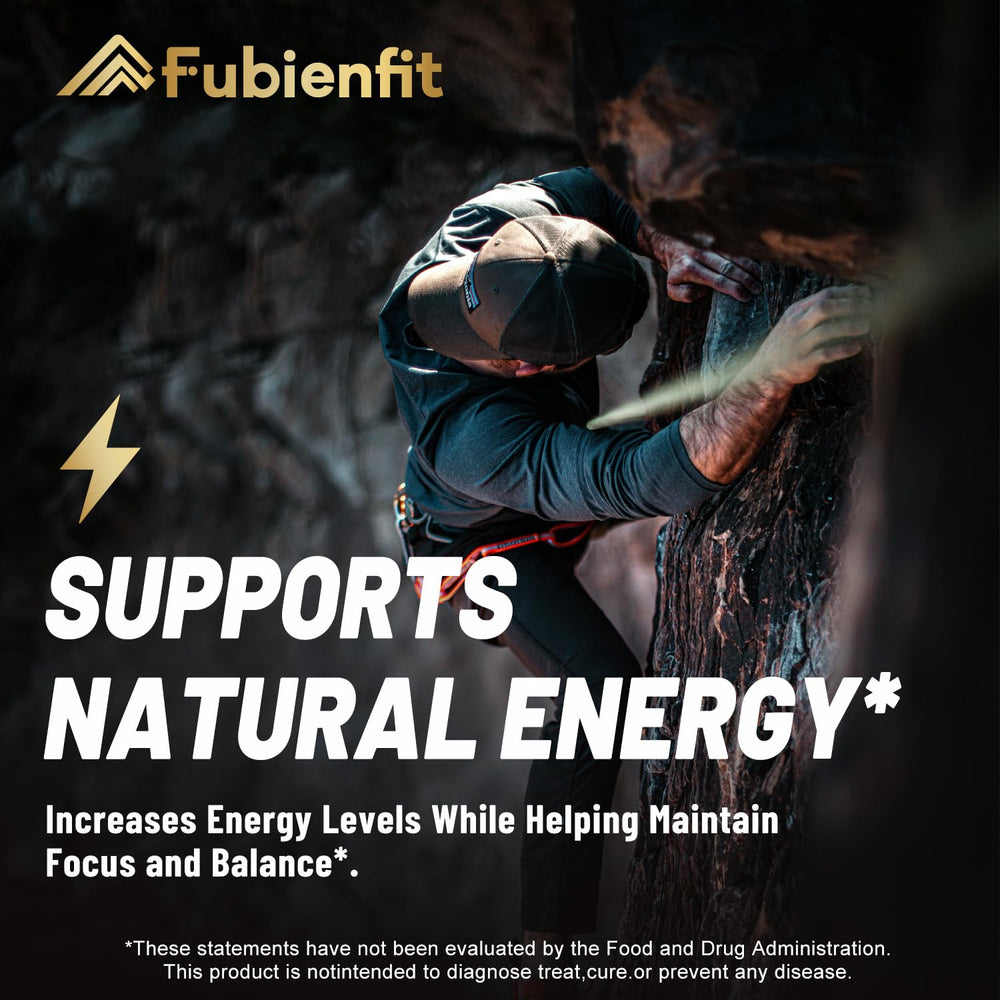 Fubienfit Shilajit capsules symbols point to gluten-free and non-GMO assurance