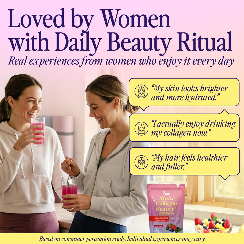 Fuel Multi Collagen spoon and powder for precise daily servings