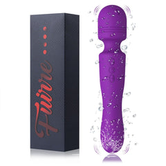 Fuirre cordless double-ended relaxation tool in purple for portable muscle relief on the go