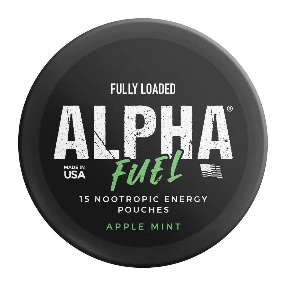 Fully Loaded Alpha Fuel pouch on a desk suggests quick mental focus.