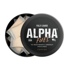 Fully Loaded Bullseye Alpha Fuel pouch between cheek and gum for fast absorption.
