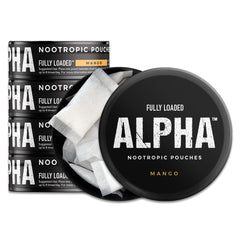 Fully Loaded Bullseye Alpha mango pouch can for discreet use and quick absorption.