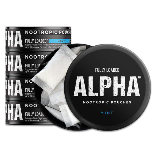 Fully Loaded Bullseye Alpha Pouch Mint front view for quick, discreet focus.