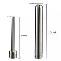 Funny Steel rain shower head delivers steady spray during use.