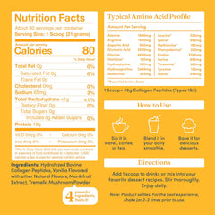 Further Food collagen powder scoop demonstrates easy daily portioning for seamless meals.