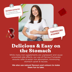 Fusion Lifestyle iron with vitamin C for better absorption