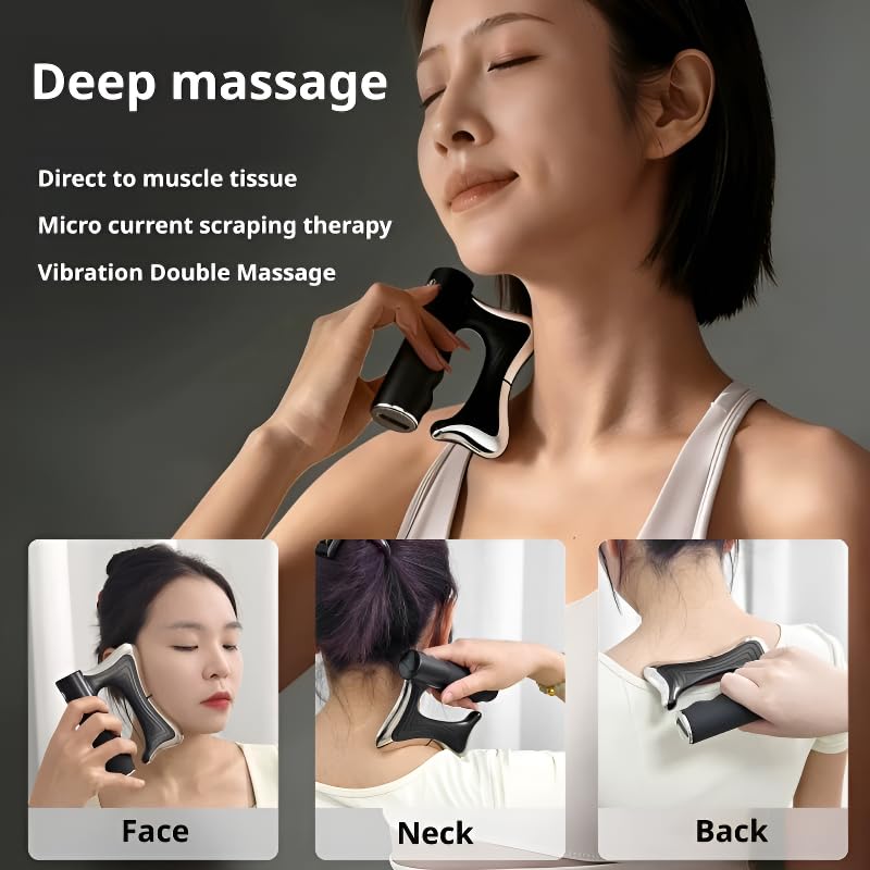 Futsuak Sculptor on back offers ergonomic comfort and full-body massage options.